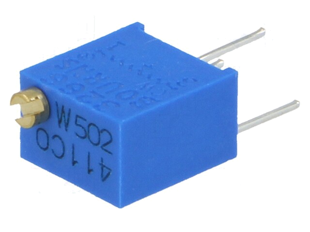 Potentiometer: montage-; meerslagen; 5kΩ; 250mW; ±10%; lineair Potentiometer: montage-; meerslagen; 5kΩ; 250mW; ±10%; lineair